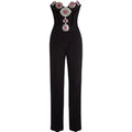 Strapless Shinning Crystal Bodycon  Jumpsuit