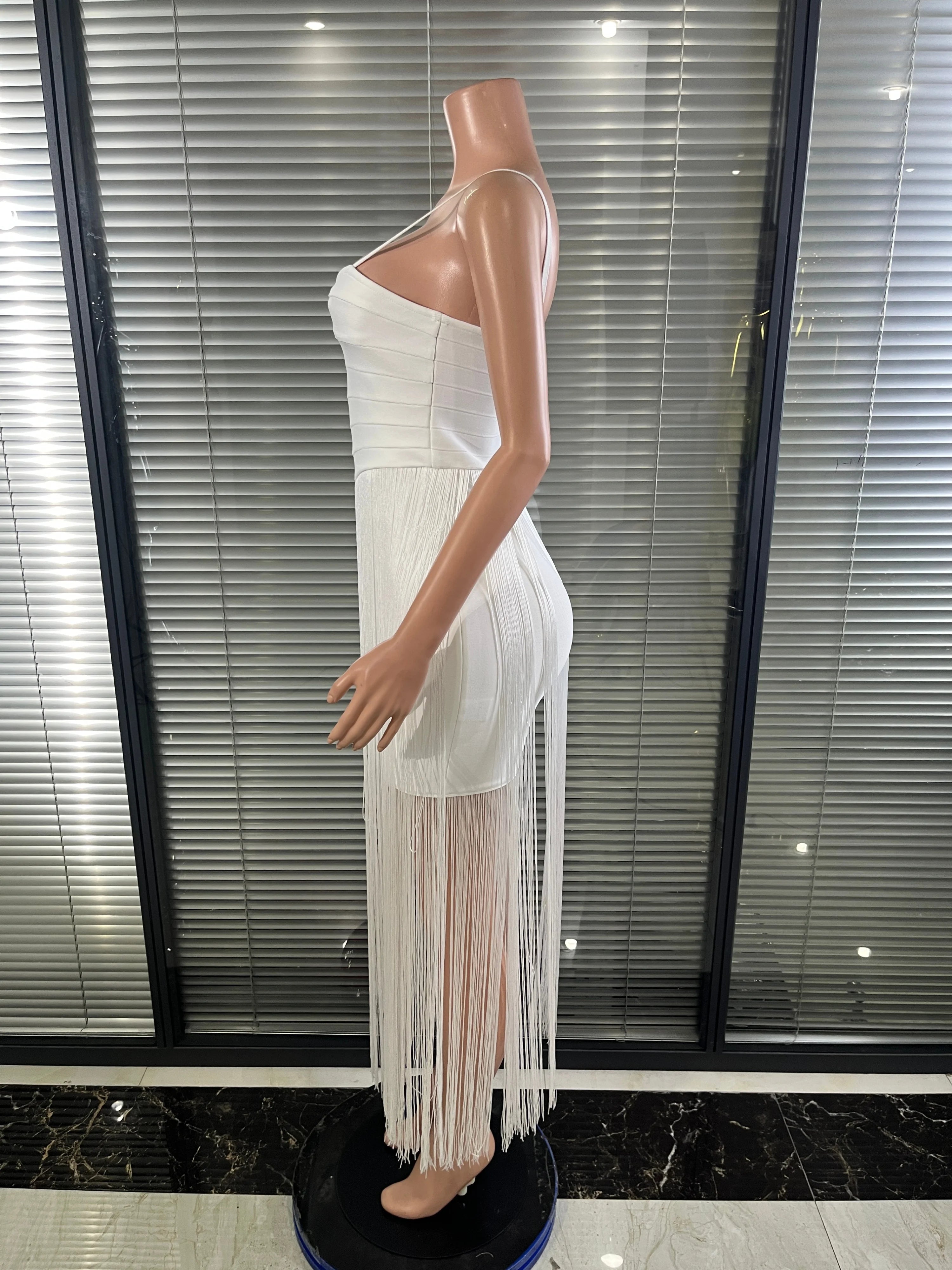 Elegant White Long Dress