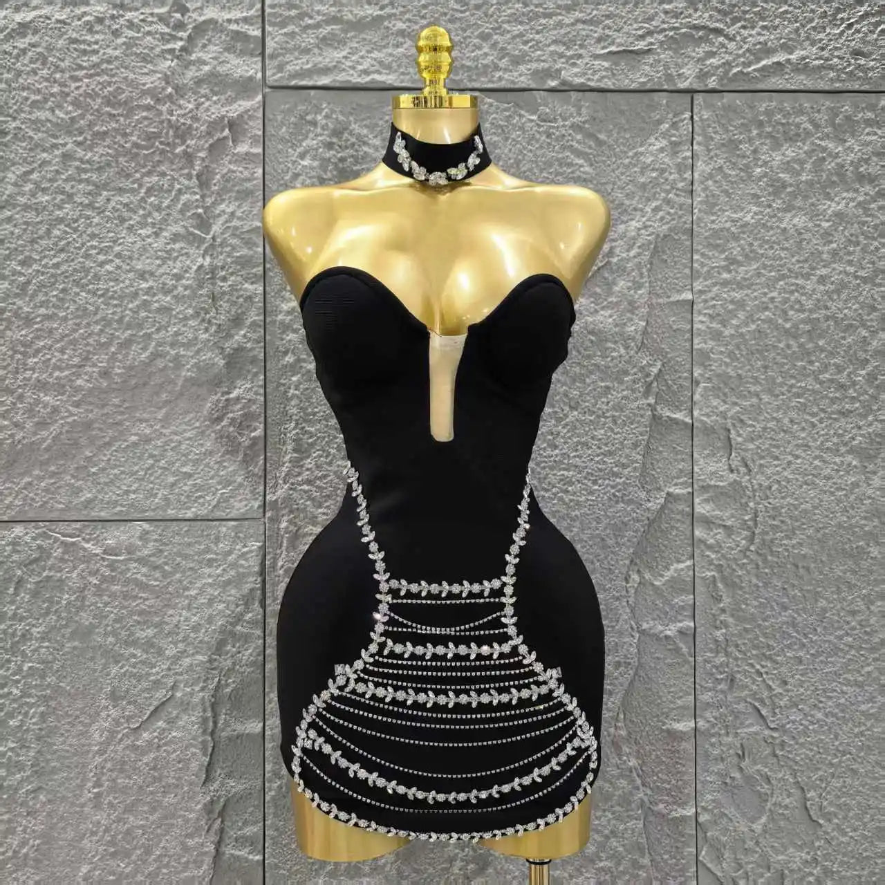 Fashion Celebrate Nightclub Party Mini Dress