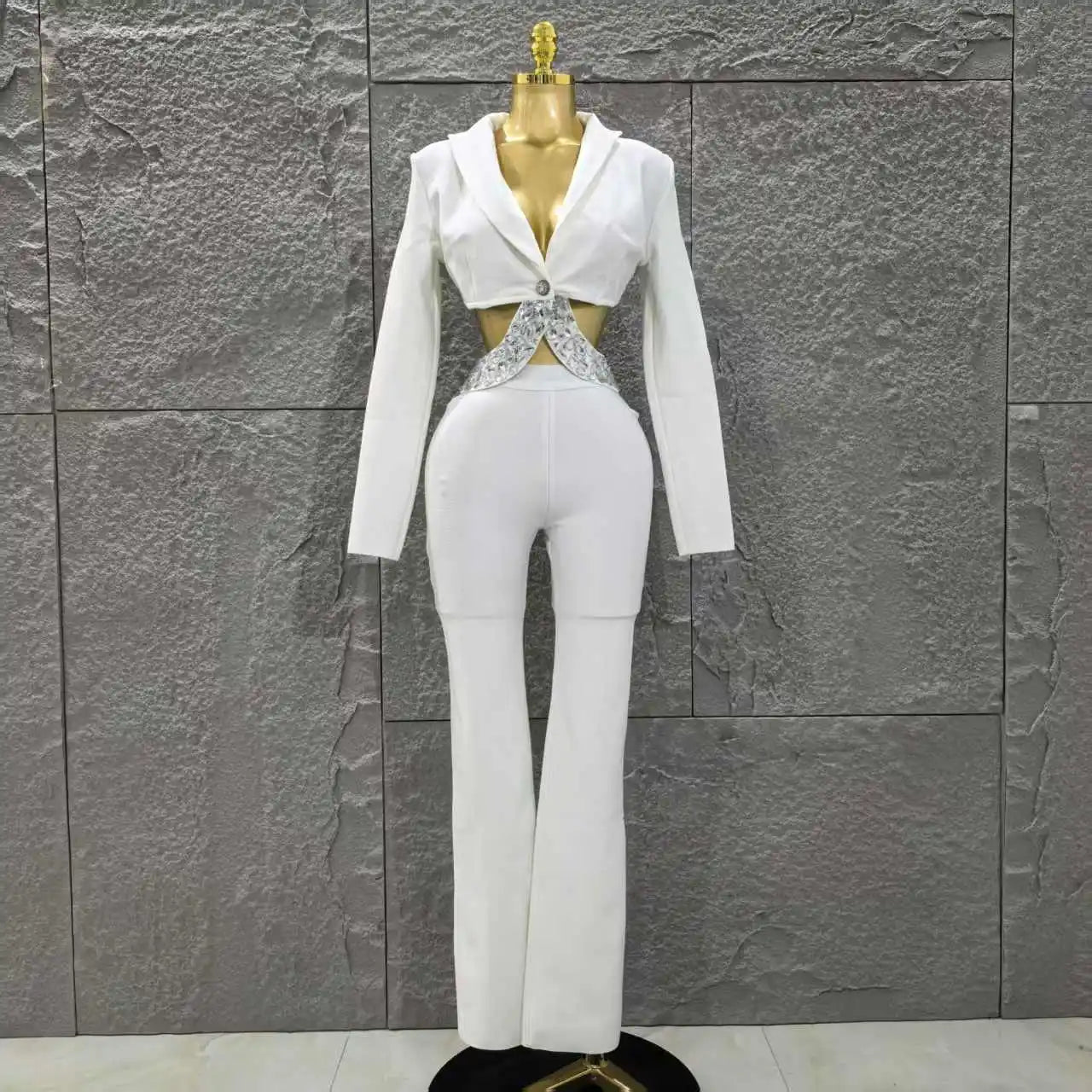 2 Pieces Bodycon Bandage Set