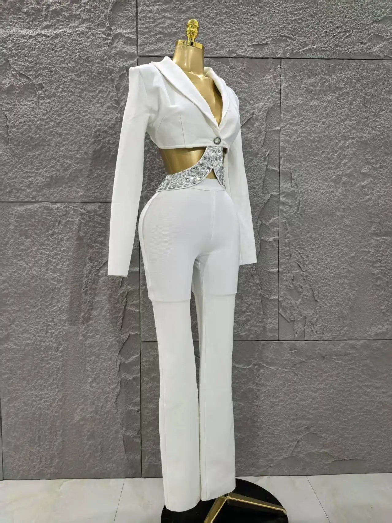 2 Pieces Bodycon Bandage Set